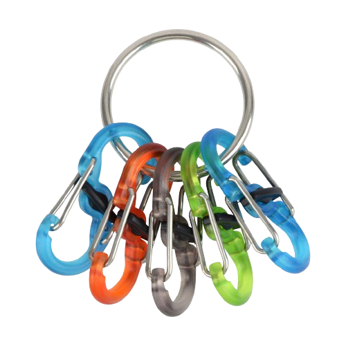 CHAVEIRO MOSQUETAO NITE IZE KEYRING LOCKER S-BINER ACO INOX - KRGP